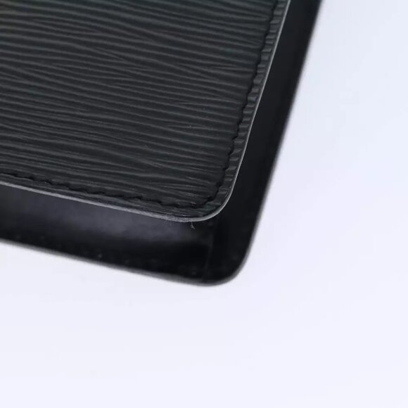LOUIS VUITTON Epi Pochette Homme Clutch Bag Black - Picture 11 of 16